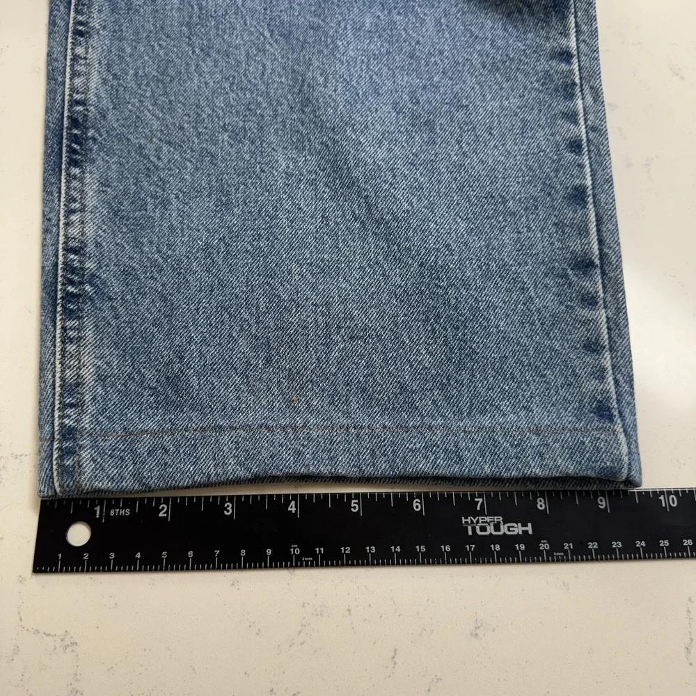 Carhartt Straight Traditional Fit Tapered Leg Stonewash Denim Jeans‎ 50x28